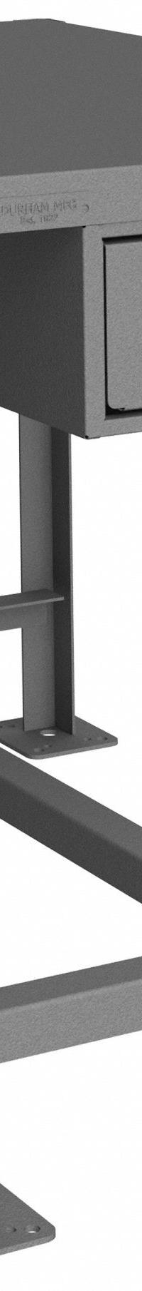 DURHAM MFG Work Table: Fixed Ht, Steel, 36 in x 24 in, 2,000 lb Overall Load Capacity, Steel (MPN MTD243630-2K195). Key specifications — Brand: DURHAM MFG; Unit Type: Not Expandable or Modular.