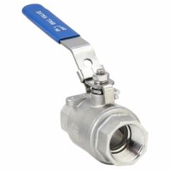 USA INDUSTRIALS Manual Two-Way Ball Valve: 1 in, 304 Stainless Steel, Straight Valve Body, Two-Piece (MPN ZUSA-VLV-5). Key specifications — Brand: USA INDUSTRIALS; Handle: Locking Lever.