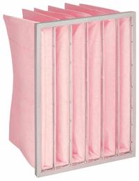 GRAINGER Pocket Air Filter: 24 in x 20 in x 12 in, MERV 13, Pink, Synthetic, 6 Pockets (MPN 2JVC5). Key specifications — Display Sell UOM: EA; Brand: GRAINGER; Media Material: Synthetic; Performance Rating: MERV 13.