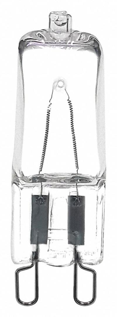 APPROVED VENDOR Halogen Bulb: Halogen, 2-Pin (G9), T4, Q25G9/CD-25W, 120V AC - G9 2-Pin Base Lamps