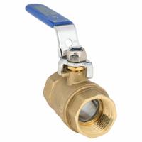 APPROVED VENDOR Manual Two-Way Ball Valve: 3/4 in, Brass, Straight, FNPT x FNPT, Full Port Ball Port (MPN G-F600-75LH). Key specifications — Brand: APPROVED VENDOR; Handle: Locking Lever.