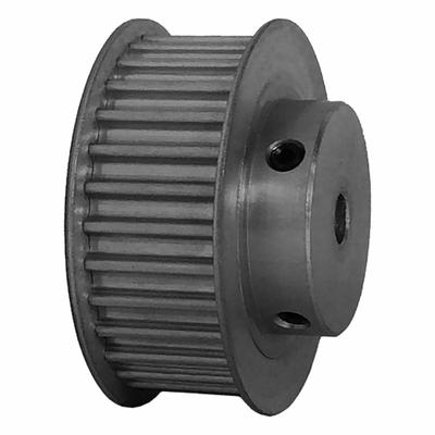 Dayton Timing Pulley: Curvilinear, Fixed, For 15 mm Belt Wd, 30 Teeth, 5 mm Pitch - HTD Section Fixed-Bore Timing Pulleys with Hub