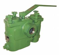 MUELLER STEAM SPECIALTY Basket Strainer: Cast Iron, 0.062 in Screen Size, Dual, NPT, 2 in, 10 in Lg (MPN 2 791-S-AH CI Duplex Strainer THD). Key specifications — Brand: MUELLER STEAM SPECIALTY; Compatible Product Type: Water; Gasket Material: Buna-N; Screen Material: 304 Stainless Steel.