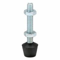 DE-STA-CO Flat Tip Spindle: Neoprene Tip, 1/4"-20, 2 1/8 in Lg, 2 1/8 in Thread Lg (MPN 215208). Key specifications — Brand: DE-STA-CO; Material: Neoprene; Thread Size: 1/4"-20; Includes: Jam Nuts; Spindle Construction: Neoprene Tip.