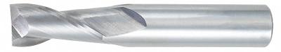 OSG Square End Mill: Carbide, TiAlN Coated, 2 Flute, 22 mm Mill Dia, 38 mm LOC - General Purpose Carbide Square End Mills