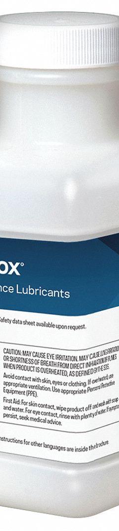 KRYTOX Vacuum Pump Lubricant: 35.2 fl oz, Pail, 2 SAE Grade, 15 ISO Viscosity Grade, Food Grade (MPN 1525). Key specifications — attr71764: Yes; attr59269: 15; attr59266: Pail; attr59275: 2; attr59279: 60.
