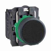 SCHNEIDER Flush Push Button Operator: Non-Illuminated, Flush Profile, Non-Metallic, 22 mm, 1NO (MPN XB5AA21). Key specifications — Brand: SCHNEIDER; Action: Momentary; Series: XB5; Push Button Material Type: Non-Metallic.