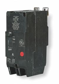 GE Molded Case Circuit Breaker: 45 A Amps, 14kA at 277/480V AC, Fixed, Lug, Any (MPN TEY245). Key specifications — Series: TEY; Max. AIR Rating: 14kA at 277/480V AC; Instantaneous Trip: Fixed; Terminal Connection: Lug; Phase Connection: Any.