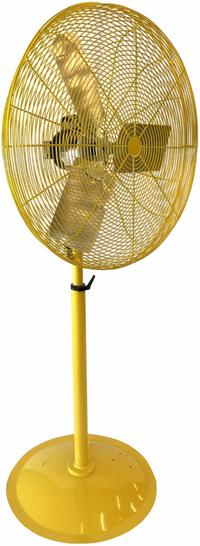 HESSAIRE Circulating Fan: 24 in Blade Dia, 2 Speeds, 1/3 hp Motor HP, Non-Oscillating, 115V AC (MPN 24PY2). Key specifications — Voltage: 115V AC; Product Type: Circulating Fan; Brand: HESSAIRE; Number of Speeds: 2; Oscillation: Non-Oscillating; Phase: Single; Application: Commercial.