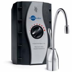 IN-SINK-ERATOR Hot Water Dispenser: Tube, 6 3/4 in Dispenser Dp, 10 7/8 in Dispenser Ht, Chrome (MPN C-1300). Key specifications — Includes: Hot Water Tank; Inlet Connection Type: Tube; Faucet Finish: Chrome; Brand: IN-SINK-ERATOR.