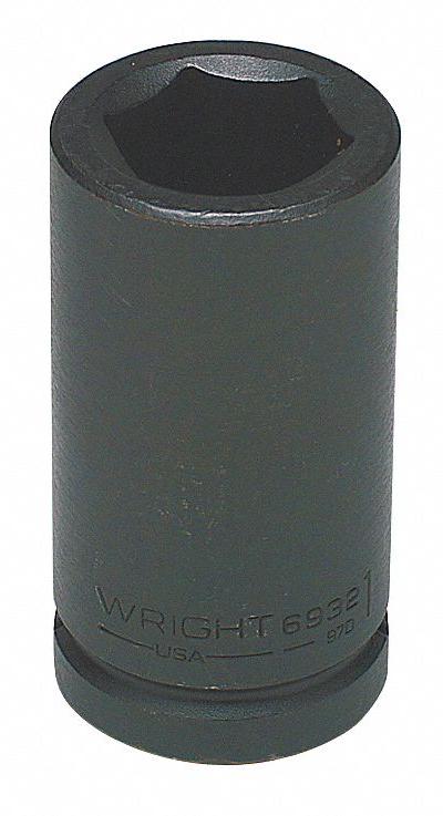 WRIGHT TOOL Impact Socket: 3/4 in Drive Size - 3/4" Drive Impact Sockets