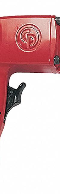 CHICAGO PNEUMATIC Air Impact Wrench: Compact, 3/8 in Drive, Pistol-Grip, Square, Std, Friction Ring (MPN CP721). Key specifications — attr1321013: NPT; attr1321019: Compact; attr1321030: CHICAGO PNEUMATIC; attr1321012: Standard; attr1321025: Square.