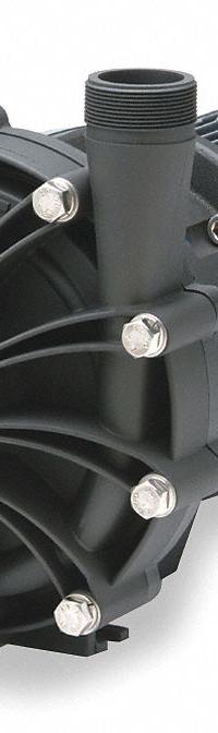 FINISH THOMPSON Magnetic Drive Pump: PVDF, 10 hp Horsepower, Three Phase, PVDF, 208-230/460V AC (MPN DB22V22V-T-3-21-M239). Key specifications — Gasket Material: Viton; Nameplate Voltage: 208-230/460V AC; Brand: FINISH THOMPSON.