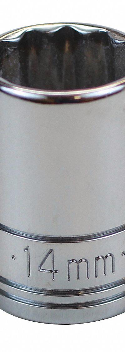 SK PROFESSIONAL TOOLS Socket: Metric - 3/8" Drive Hand Sockets