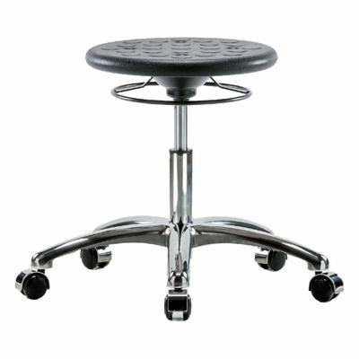 APPROVED VENDOR Stool: Polyurethane, Ht Range 16 1/4 in to 21 1/2 in, 13 in Seat Wd, 13 in Seat Dp - Polyurethane Lab Stools