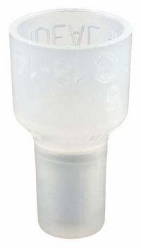 IDEAL Closed-End Crimp Connectors: Nylon, 600 V (MPN 30-247G). Key specifications — Color: Clear; Brand: IDEAL; Insulation Material: Nylon; Maximum Wire Combination: (1) 16 AWG; Maximum Wire Size: 12 AWG; Minimum Wire Combination: (1) 22 AWG; Minimum Wire Size: 22 AWG; Standards: UL Listed.