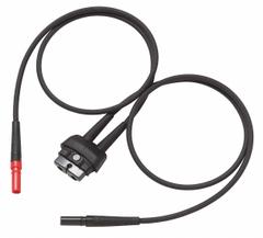 FLUKE Test Leads: CAT III 1000V/CAT IV 600V, Std Probe, Banana Jack, 1 1/2 ft Lg, 18 AWG Wire Size (MPN T5-RLS). Key specifications — Brand: FLUKE.