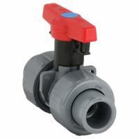 SPEARS Manual Two-Way Ball Valve: 1/2 in, CPVC, Straight, Socket x FNPT, 235 psi Max. Pressure (CWP) (MPN 1839-005C). Key specifications — Brand: SPEARS; Handle: Locking Tee.