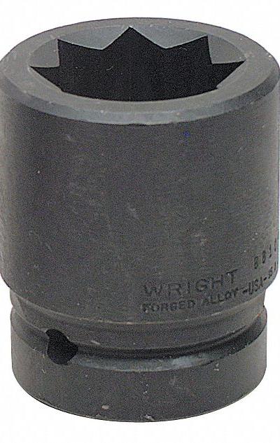 WRIGHT Impact Socket: 1 in Drive Size - 1" Drive Impact Sockets