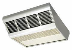 QMARK Surface-Mount Electric Ceiling Heater: Fan Forced, 2500W/3800W/5000W Watt Output, White (MPN CDF557SE). Key specifications — Wattage Output: 2500W/3800W/5000W; Voltage, Phase: 277V AC, 1-phase; Thermostat Included: No; Product Type: Surface-Mount Electric Ceiling Heater; Brand: QMARK; Heating Method: Fan Forced; Nominal Voltage - HVAC: 277V AC; Overall Dimensions - H x W x D: 10-1/2 in x 16-7/16 in x 5-3/4 in.