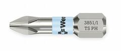 WERA Insert Bit: Insert Bit, Imperial, PH3 Bit Industry Size, #3 Bit Size, Std, 1 in Overall Lg, Hex (MPN 05071012001). Key specifications — attr1119695: WERA; attr1119703: Stainless Steel; attr1119710: Standard; attr1119708: Hex; attr1202404: #3.