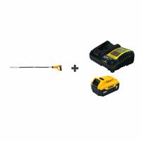 DEWALT Concrete Vibrator Kit: Handheld, 20V DC, 4 ft Lg, 1 1/8 in Dia, 4 in Radius, 5.0 Ah, 20V MAX* (MPN DCE531B/DCB205C). Key specifications — attr117572: 5.0 Ah; attr117574: 20V MAX*; attr117575: No; attr117579: (1) Charger; attr117585: Tool, DCB205, DCB1104; attr117598: 20V DC.
