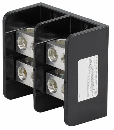 SQUARE D Power Distribution Block: Open, Lug, Lug - Open Blocks with Lugs