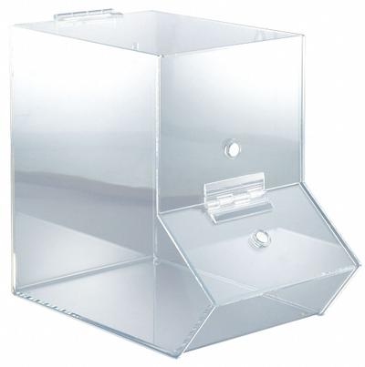 FTR ENTERPRISES Dispensing Bin: 7 1/4 in Overall Wd, 11 in Overall Ht, 12 1/2 in Overall Lg - Lab Storage Bins