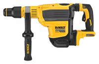 DEWALT Cordless Rotary Hammer: L-Shape, 60V DC, SDS-Max, 1 3/4 in max, (1) Bare Tool, 9.0 Ah (MPN DCH614B). Key specifications — attr113858: 60V DC; attr113796: DEWALT; attr113808: 1,450 bpm to 2,900 bpm; attr113803: Yes; attr113838: Hammer and Rotate; attr113809: Yes; attr113815: (1) Bare Tool.