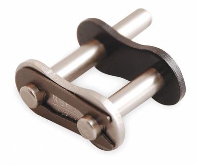 TSUBAKI Attachment Link: For Lube-Free Roller Chains, D-1, 60, Single Strand, 3/4 in Pitch - Attachment Links for ANSI Standard Chains