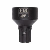 INGERSOLL RAND Impact Socket: SAE, 1 1/8 in Socket Size, 6-Point, Std, 2 1/64 in Overall Lg (MPN DXS2SH1-18). Key specifications — attr1215501: INGERSOLL RAND; attr1215515: Manganese Phosphate; attr1215518: 1-1/8 in.