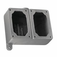 APPLETON ELECTRIC Mounting Body: 2 Gangs, Iron, 1 in Hub Size, Feed Through, 6 5/16 in Overall Ht (MPN EFDC210-NL-Q). Key specifications — Brand: APPLETON ELECTRIC; Hub Type: Feed Through.