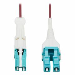 EATON TRIPP LITE Fiber Cable: Multi-Mode, 32.8 ft Lg, CS / PC Male End 1, LC / PC Male End 2, LSZH (MPN N822L-10M-MG). Key specifications — Fire Rating: Riser; Jacket Material: LSZH; Number of Fibers: Duplex; Fiber Type: OM4; Brand: EATON TRIPP LITE; End 1 Connection Gender: Male; End 1 Contact Type Finish: PC; End 2 Connection Gender: Male.