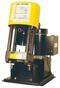 PARKER Bench Mount Crimper: 1 1/4 in Max, Corded, 115V, Bench Mount, 60 ton Force, 10,000 psi Max (MPN 85C-KKB). Key specifications — attr666555: Up to 1-1/4 in ID 2 Wire Braid; attr564939: PARKER; attr564985: 115V; attr564965: Bench Mount.