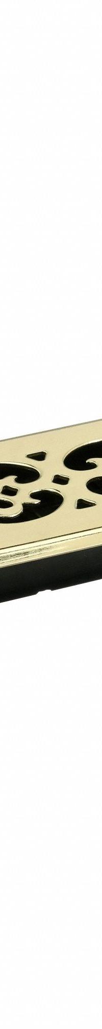 Floor Register: Floor, 15 1/2 in H, 3 3/4 in W, Decorative, Bright, Brass, Steel Grille, One-Way (MPN SPH214). Key specifications — Adjustable Blades: No; Brand: DECOR GRATES; Airflow Directions: One-Way; Grille Color: Brass.
