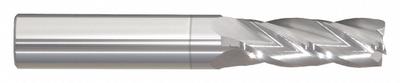 APPROVED VENDOR Square End Mill: Carbide, TiCN Coated, 4 Flute, 5/32" Mill Dia, 9/16" LOC - General Purpose Carbide Square End Mills