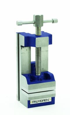 PALMGREN Machine Vise: 3 in Jaw Face Wd, 3 in Max Jaw Opening, 1 3/4 in Throat Dp, 4 in Overall Ht (MPN 9612301). Key specifications — Brand: PALMGREN.