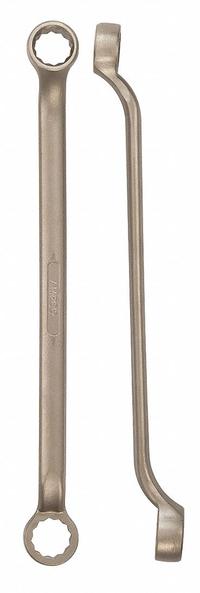 AMPCO Box End Wrench: Natural, 1 1/8 in_1 1/16 in Head Size, 15 in Overall Lg, Offset (MPN W-3241). Key specifications — attr309427: Natural; attr309429: No; attr324926: AMPCO.