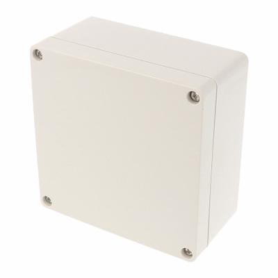 HAMMOND Enclosure: ABS, 4 in x 4 in x 2 in, NEMA 12/13/4/4X/6/6P, Screw On - Fiberglass Submersible Enclosures