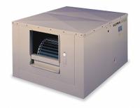 MASTERCOOL Ducted Evaporative Cooler: 2,200 sq ft, 34 5/8 in x 42 in x 48 in, 8 in Pad Thick (MPN 2YAF2-4UE42-3X276). Key specifications — Brand: MASTERCOOL; Evaporative Cooler Voltage: 115V AC; Includes Drive Package: Drive Package Included; Drive Package Installation: Assembly Required.