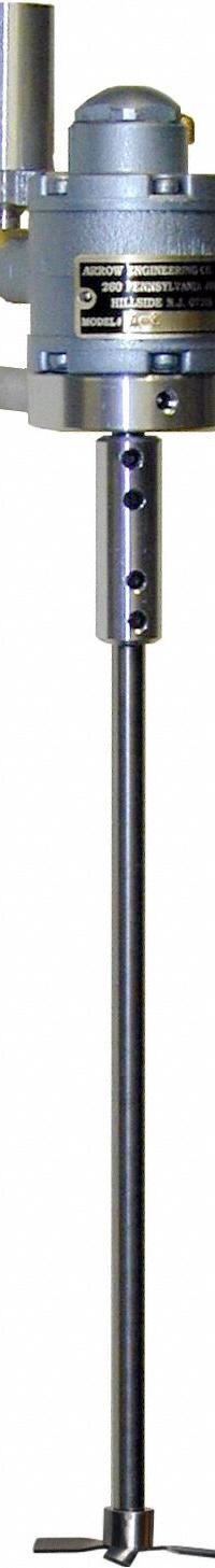 ARROW MIXING PRODUCTS Laboratory Mixer: Top, Clamp/Stand, 1/4 in Male NPT Inlet, NPT, 4 Blades, Male (MPN Model A5-24). Key specifications — attr1187631: Clamp; attr1187664: ARROW MIXING PRODUCTS.