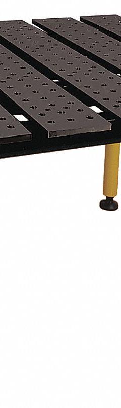BUILDPRO Welding Table: 36.5 in Ht, 46 in Dp, 47 in Wd, 2,600 lb Wt Capacity, Nitrided (MPN TMQA54746). Key specifications — Manufacturer Part Number: TMQA54746; Brand: BUILDPRO; Hole Diameter: 5/8 in.