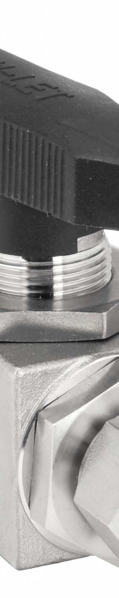 HAM-LET Manual Two-Way Ball Valve: 1/2 in - Straight-Body Stainless Steel Ball Valves
