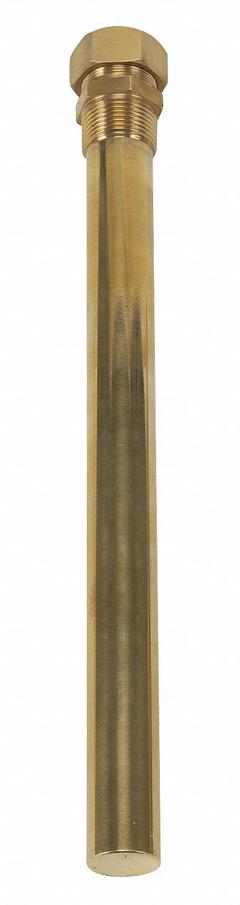 SPENCE Threaded Thermowell: Stainless Steel, For 15 5/8 in Stem Lg, 12 1/2 in Insertion Lg, 250 psi (MPN 99Q). Key specifications — Maximum Operating Temperature: 400°F; Brand: SPENCE; Maximum Operating Pressure: 250 psi.