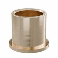 Flanged Sleeve Bearing: Bronze, SAE 841, 1 in Bore, 1 1/4 in OD, 1 1/4 in Lg, -35°F to 300°F, 3 PK (MPN FF1214-03B). Key specifications — System of Measurement: Inch; Material Grade: SAE 841; Flange Type: Flanged; Brand: OILITE.