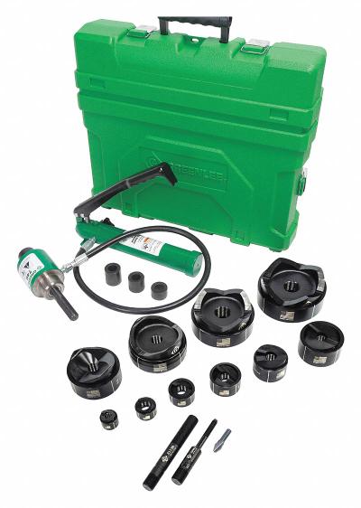 GREENLEE Punch Set, Hyd Driver (MPN 7310SB) - Greenlee Knockout Punch Tool Kits