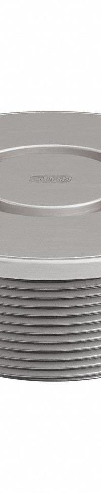 ZURN Strainer: Round, Stainless Steel, Unfinished, 6 in Overall Dia, 2 1/4 in Overall Ht (MPN ZS400-6LR). Key specifications — Brand: ZURN; Connection Type: Screw-In; Finish: Unfinished.