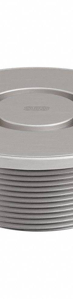 ZURN Strainer: Round, Stainless Steel, Unfinished, 6 in Overall Dia, 2 1/4 in Overall Ht (MPN ZS400-6LR). Key specifications — Brand: ZURN; Connection Type: Screw-In; Finish: Unfinished.