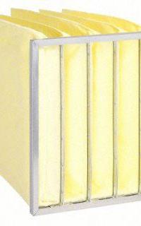 GRAINGER Pocket Air Filter: 20 in x 20 in x 15 in, MERV 15, Yellow, Synthetic, 5 Pockets (MPN 911TD3). Key specifications — Display Sell UOM: EA; Brand: GRAINGER; Media Material: Synthetic; Performance Rating: MERV 15.
