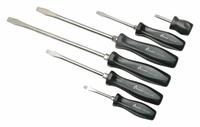 ABILITY ONE Integrated Hex Bolster Screwdriver Set: 1-10 Pieces, 6 Pieces, Slotted Tip, Cushion Grip (MPN 5120-01-630-1174). Key specifications — attr1205274: ABILITY ONE; attr1205269: 3/16-3/8 in.